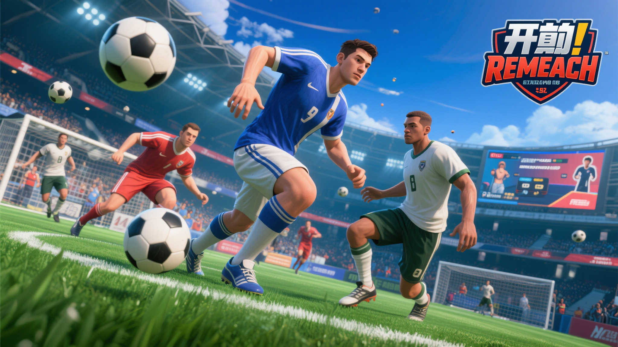 《开球!REMATCH》首日玩家破百万,热度狂飙! 《开球!REMATCH》首日玩家破百万,热度狂飙!