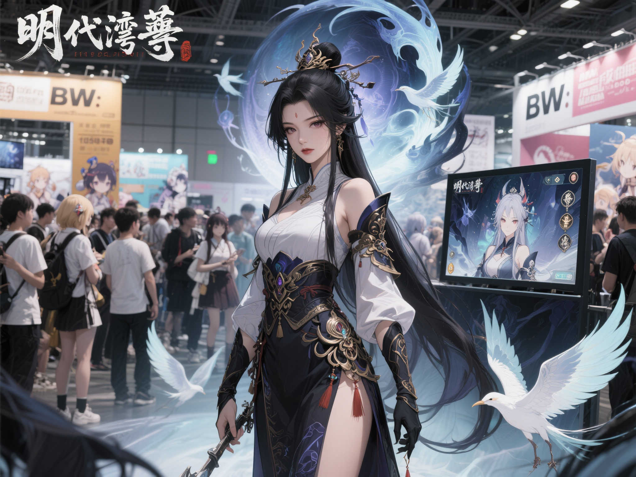 《明末渊虚之羽》BW现场直击：无常女主Coser帅气亮相！