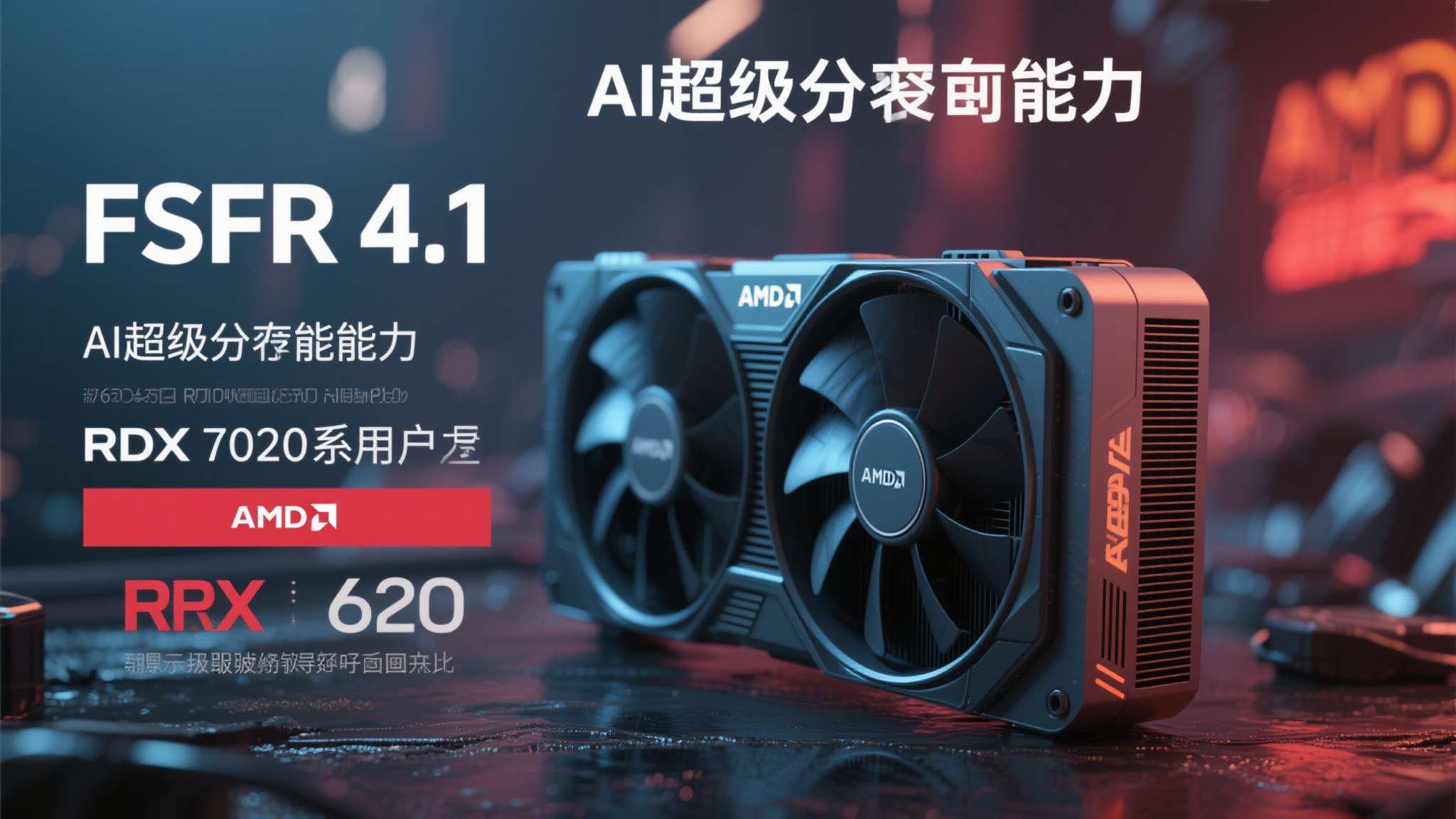AMD发布新驱动FSR 4.1正式实装，AI超分时代全面到来
